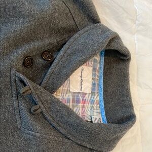 Tommy Bahama Charcoal Pea Coat